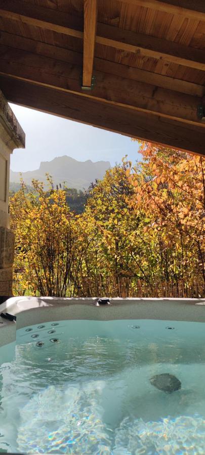 Appartement Au Rez De Jardin D'Une Villa Mexicaine Avec Jacuzzi Barcelonnette Ngoại thất bức ảnh